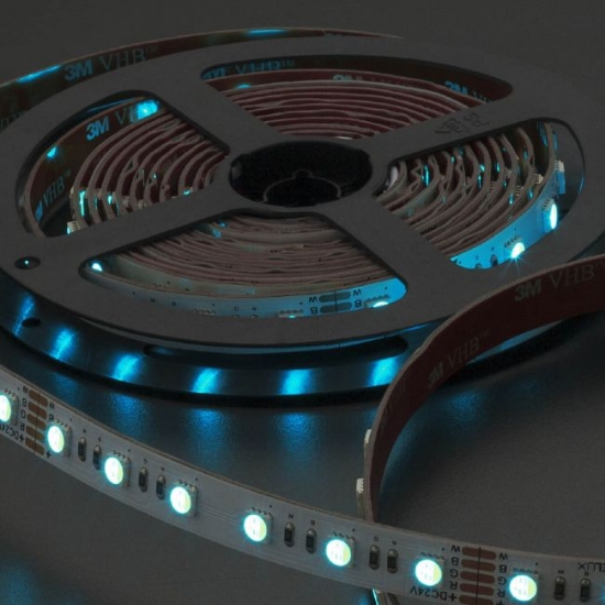Imagine Bandă LED 14.4W 24V IP20 RGB 60LED/m
