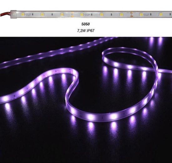 Imagine Bandă LED 7.2W/m 12V IP67 RGB Lumen Adeleq