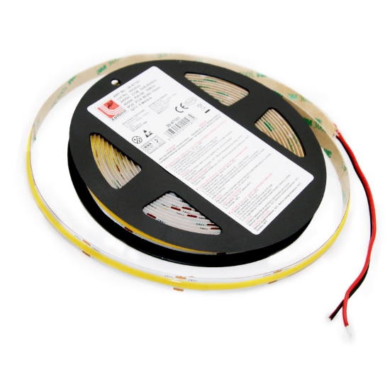 Imagine Bandă LED COB 18W/m 24V IP20 Lumină Caldă 528LED/m