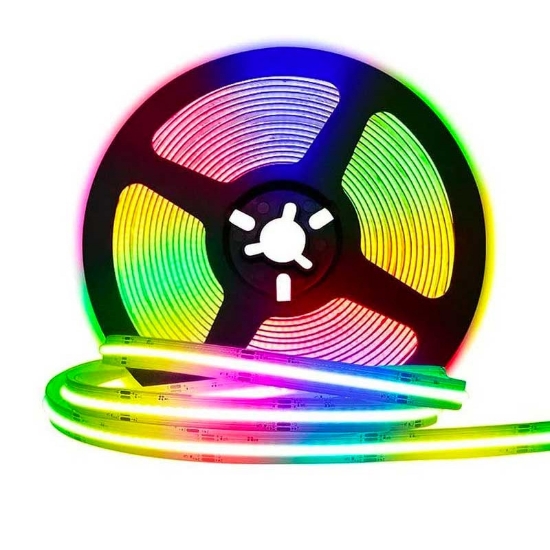 Imagine Bandă LED COB RGB 8W/m 24V IP20 576LED/m