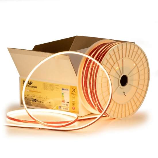Imagine Banda LED dublu-adezivă pentru interior/exterior Arelux Xtap COB, 220V, 12W/m, 1028 lm/m, lumină neutră, IP65