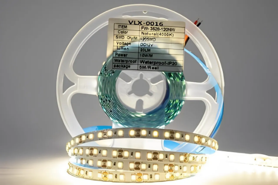Imagine Bandă LED Super Densă 10W 12V IP20 Lumină Caldă 120LED/m