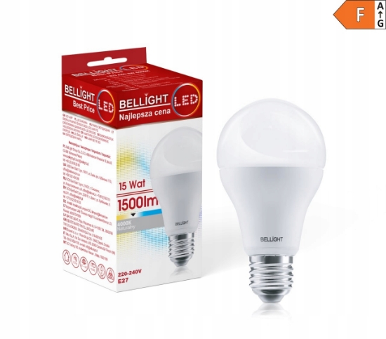 Imagine Bec LED A60 E27 15W 1500LM 4000K AC220-240V 200°
