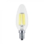 Imagine Bec LED COG lumanare 4W E14 clar lumina rece 230V dimabil