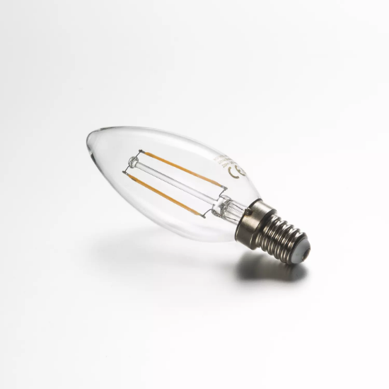Imagine Bec LED COG ornamental 4W E14 clar lumina calda 230V