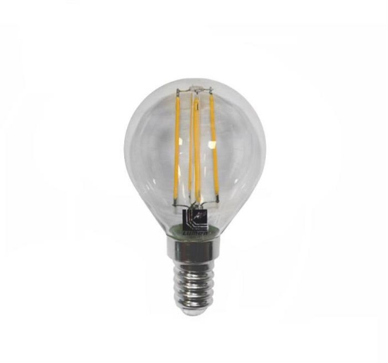 Imagine Bec LED COG Sferic Clar E14 6W Lumină Rece 230V