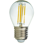 Imagine Bec LED COG Sferic Clar E27 4W Lumină Caldă 230V