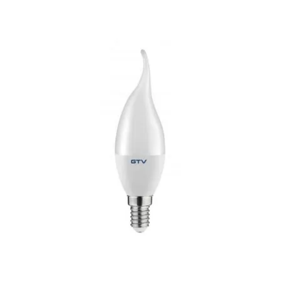 Imagine Bec LED lumânare GTV C37 E14 8W 700lm 160° lumină neutră 4000K