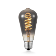 Imagine Bec LED ST64 E27 5W cu filament, reglabil 2200K alb cald