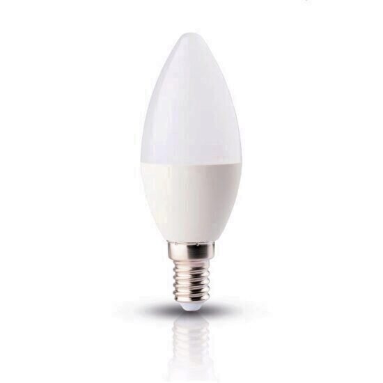 Imagine Bec LED V-TAC 5.5W E14 Lumanare Alb Rece 6400K