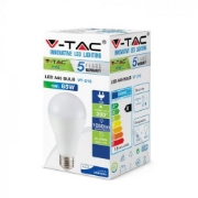 Imagine Bec LED V-TAC Chip Samsung A65 E27 15W Lumină Caldă 5 Ani Garanție