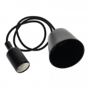 Imagine Cablu pendul plastic negru E27 BR-BY45-00101