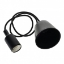 Imagine Cablu pendul plastic negru E27 BR-BY45-00101