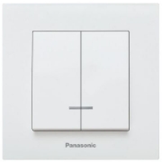 Imagine Comutator cu LED Mec Silver Karre Plus Panasonic