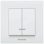 Imagine Comutator cu LED Mec Silver Karre Plus Panasonic