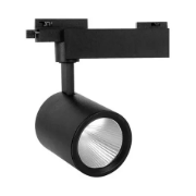 Imagine Spot LED 30W pentru șină 230V lumină caldă 20° 60° - NEGRU
