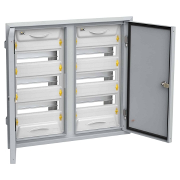 Arată detalii pentru Tablou electric metalic incastrat 72 module HAGER, 6×12, usa metalica Imagine Tablou electric metalic incastrat 72 module HAGER, 6×12, usa metalica
