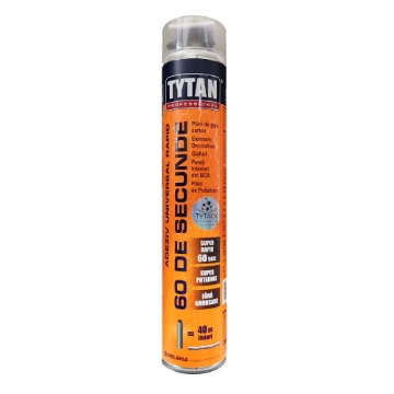 Arată detalii pentru Adeziv spumă 60 de secunde, 750 ml, Tytan Imagine Adeziv spumă 60 de secunde, 750 ml, Tytan
