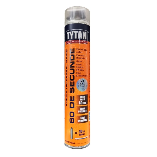 Imagine Adeziv spumă 60 de secunde, 750 ml, Tytan