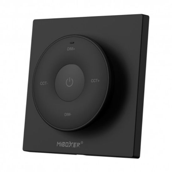 Imagine Dimmer Mini Rotativ Negru Perete K2B CRK2M