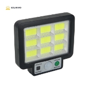 Imagine Lampă Stradală cu LED ST02 Solar cu Senzor și Telecomandă, Dimabilă, Putere: 300W, Consum: 150W, 6500K, IP65