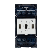 Imagine Intrerupator simplu, modular, 1M, ELBI, antracit, Moda Voice