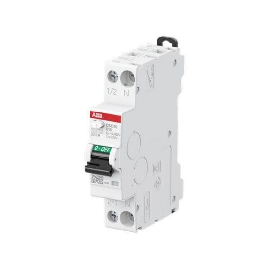 Imagine Întrerupător automat diferențial ABB 1P+N 16A 6kA 30mA