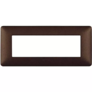 Imagine Rama ornament 6 module cafeniu Matix Bticino AM4806TGG