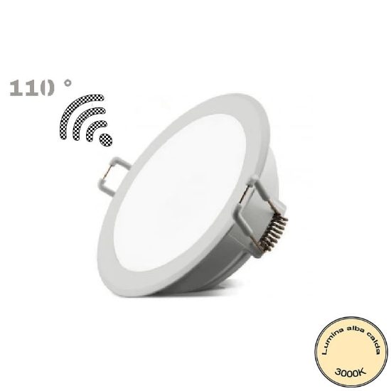 Imagine Spot LED rotund încastrat 6W 3000K