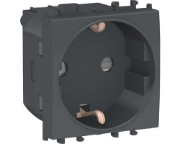 Imagine Priză simplă modulară neagră 1M Panasonic