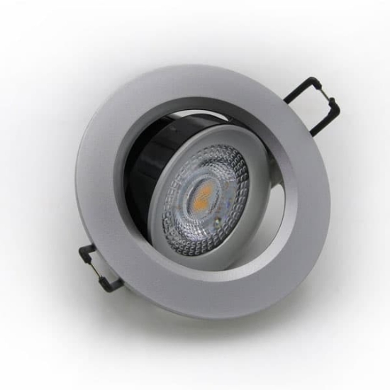 Imagine Spot LED reglabil 7W argintiu 230V lumină rece