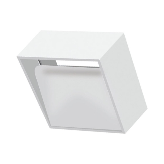 Imagine Corp LED pentru perete pătrat 8W 3000K alb