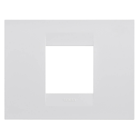 Imagine Rama decorativă Gewiss Chorus Geo 2 module albă GW16402TB