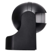 Imagine Senzor de mișcare sferic negru 230V 180° 800W IP44