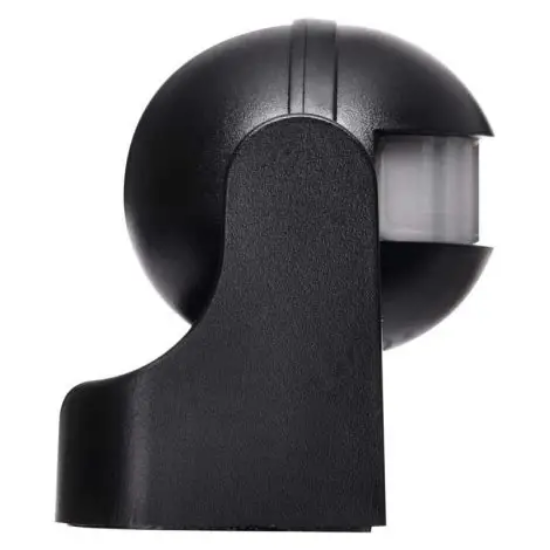 Imagine Senzor de mișcare sferic negru 230V 180° 800W IP44