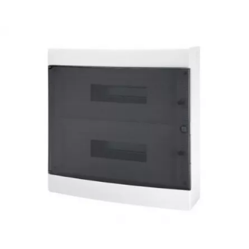 Arată detalii pentru Tablou de distribuție încastrat Gewiss 36 module cu ușă transparentă fumurie Imagine Tablou de distribuție încastrat Gewiss 36 module cu ușă transparentă fumurie