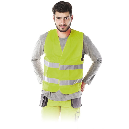 Imagine Vesta semnalizare cu bandă reflectorizantă, Neon 9195, galben, mărimea XL