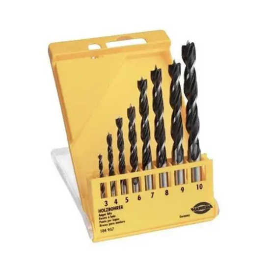 Imagine Set 8 burghie pentru lemn Top Tools 60H808, 3-10 mm