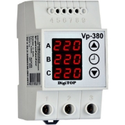 Imagine Releu de protecție tensiune trifazat DigiTOP VP-380V 380179