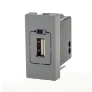 Imagine Priză încărcător USB 1100mA antracit