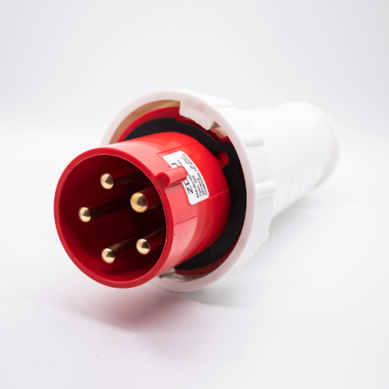 Imagine Ștecher industrial 5P 63A 380V IP67 IVGN 6353
