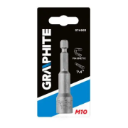 Imagine Bit tubular cu cap magnetic 10x65mm GRAPHITE
