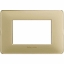 Imagine Rama ornament 3 module auriu Matix Bticino AM4803MGL
