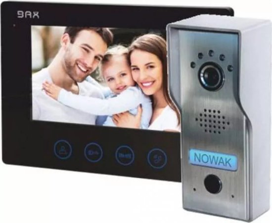 Imagine Videointerfon ultra slim PLUTON BAX VDP-51, ecran 7", 16 sonerii, touchscreen, Negru