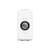Imagine PRIZA TV COAXIALA DIRECTA 1M MASCA ALB/TECH/NEGRU LN4202D LIVING LIGHT