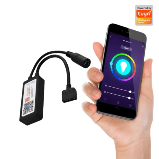 Imagine Controller TUYA Smart WiFi pentru benzi LED CCT 12/24V 17A