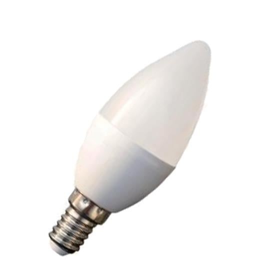 Imagine Bec LED V-TAC Lumanare E14 7W Lumina Rece