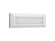 Imagine Corp Dreptunghiular Orizontal cu LED 6W 230V Lumină Caldă IP65 Gri
