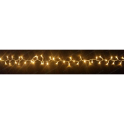 Imagine Șir exterior 100 LED alb cald cu cablu alb 10m - S-OUT