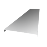 Imagine Capac Jgheab Metalic 200x15mm